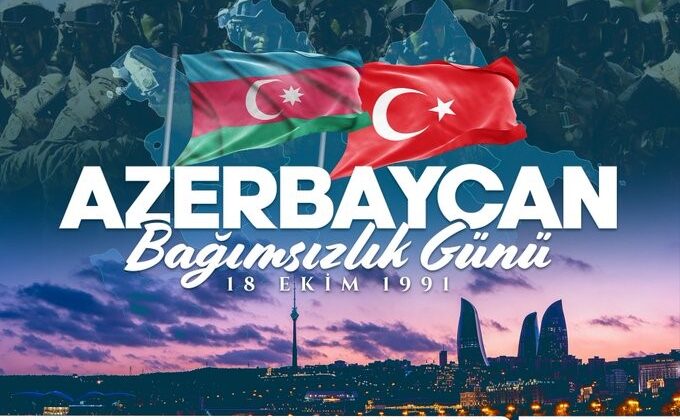 Milli Savunma Bakanlığı, Azerbaycan’ın Bağımsızlık Günü’nü kutladı