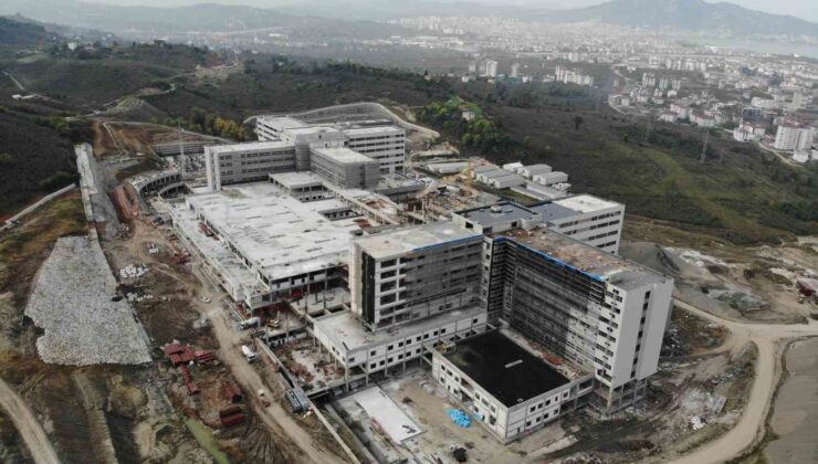 Ordu Şehir Hastanesi inşaatı yüzde 80 tamamlandı