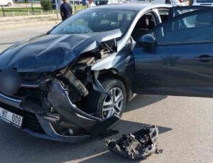 Samsun’da kavşakta kaza: 3 yaralı