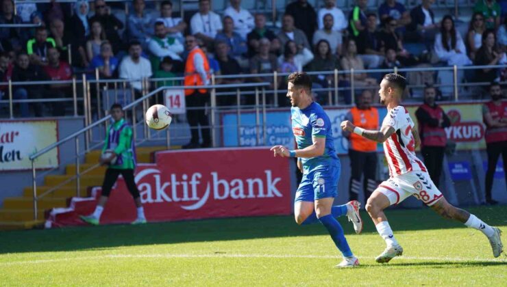 Trendyol Süper Lig: Çaykur Rizespor: 1 – Samsunspor: 0 (Maç sonucu)