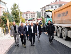 Yeşiltepe’de asfaltlama çalışmaları