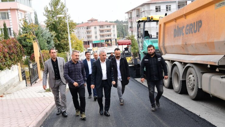 Yeşiltepe’de asfaltlama çalışmaları