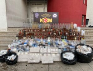 Adana’da 9 bin 45 litre sahte alkol ele geçirildi