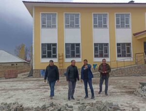 Ağrı İl Milli Eğitim Müdürü Kökrek, Patnos’taki okul inşaatlarını denetledi