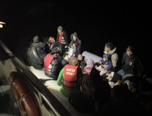 Ayvacık açıklarında 101 kaçak göçmen yakalandı