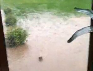 Beykoz Riva’da aşırı yağıştan dolayı evleri su bastı