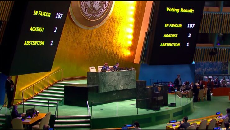 BM Genel Kurulu’ndan ABD’nin Küba’ya yönelik ambargosunu sonlandırmasını talep eden karar tasarısına onay