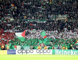 Celtic’ten Filistin bayrağı açan taraftarlara yasak