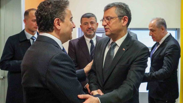 CHP Genel Başkanı Özel’den DEVA lideri Babacan’a ziyaret