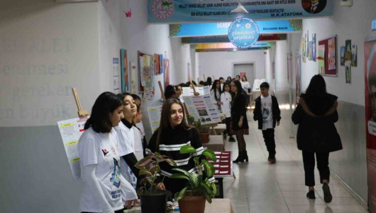Cizre’de öğrenciler bilimsel çalışmalarını sergiledi
