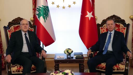 Cumhurbaşkanı Erdoğan, Lübnan Başbakanı Mikati’yi kabul etti