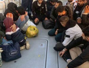 Dalaman’da Yunanistan’ın geri ittiği 20 düzensiz göçmen kurtarıldı