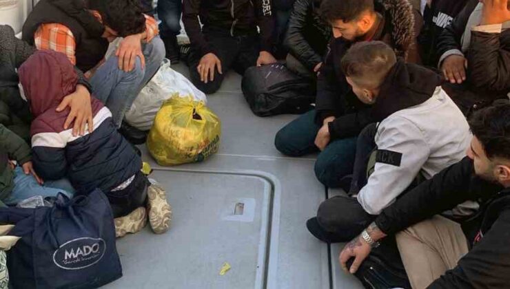 Dalaman’da Yunanistan’ın geri ittiği 20 düzensiz göçmen kurtarıldı
