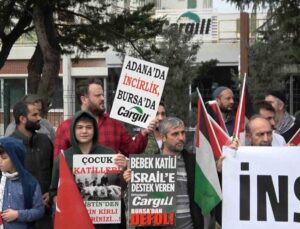 Gazze ile Dayanışma Platformu, Cargill önünde eylem yaptı