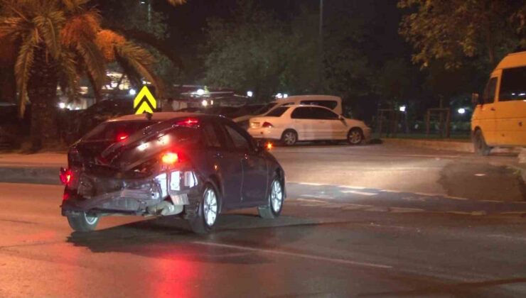 Kartal’da kırmızı ışıkta geçen sürücü kazaya neden oldu