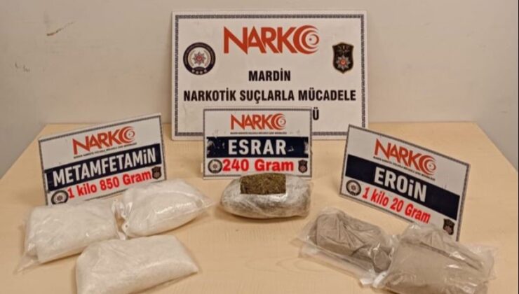Mardin’deki uyuşturucu operasyonunda 1 tutuklama