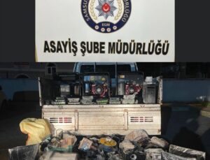 Samsun’da milyonluk elektronik eşya çalan 5 kişi yakalandı