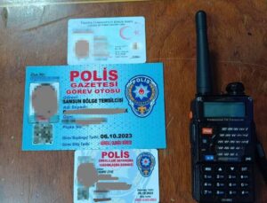 Samsun’da polis amblemli sahte basın kartı ile yakalanan şahıs gözaltına alındı