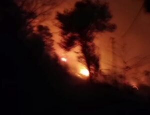 Trabzon’da şiddetli fırtına sonra çıkan yangınlar devam ediyor