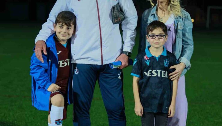 Trabzonspor, biber gazı saldırısına uğrayan Yunus Emir Bolat ve ailesini ağırladı