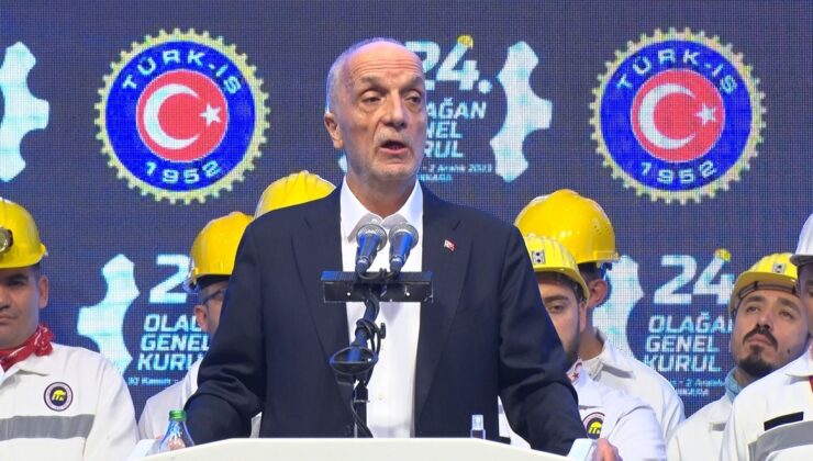 Türk-İş Genel Başkanı Atalay: “8 milyon asgari ücretli var, başlarını aşağı eğme lüksümüz yok”