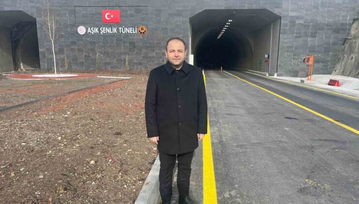 Türkiye’yi Kafkaslar’a bağlayan Aşıkşenlik tüneli hizmete girdi