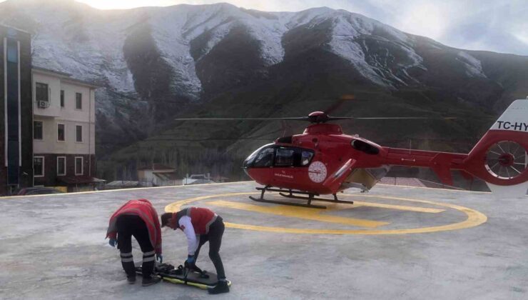 Van’da 2023 yılında 164 hasta ambulans helikopterle taşındı
