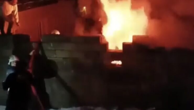 Yüksekova’da kalorifer dairesinde korkutan yangın