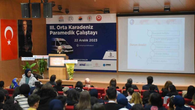 3. Orta Karadeniz Paramedik Çalıştayı 5 üniversiteyi Çorum’da buluşturdu