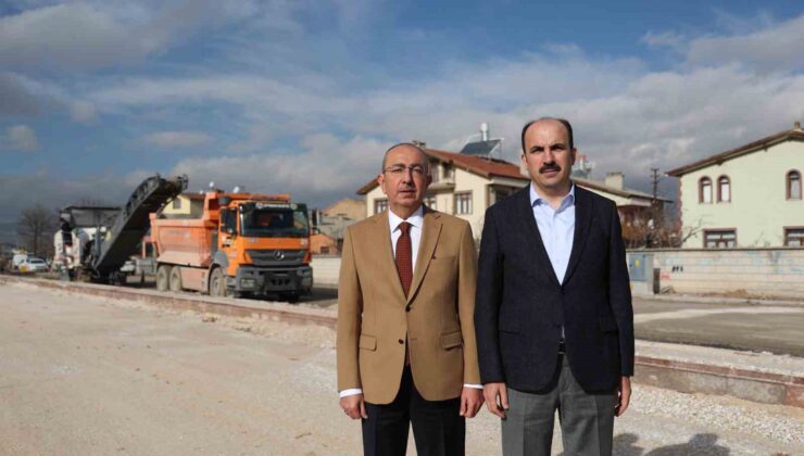 Başkan Altay ve Başkan Kavuş Necmettin Erbakan Caddesini inceledi