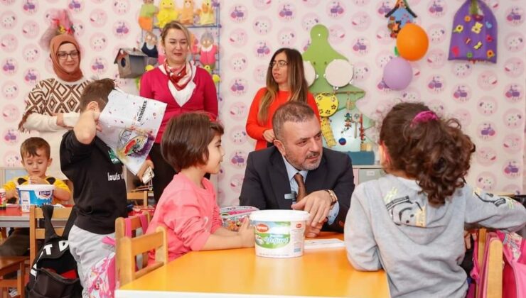Başkan Ercan gününü öğrencilere ayırdı