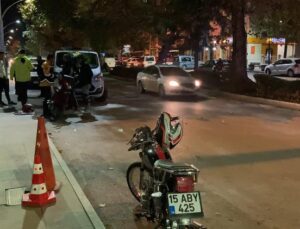 Burdur’da motosikletler çarpıştı: 1 yaralı