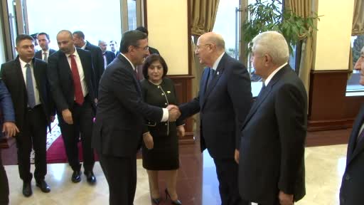 Cumhurbaşkanı Yardımcısı Yılmaz, Azerbaycan Başbakanı Asadov ve Milli Meclis Başkanı Gafarova ile görüştü