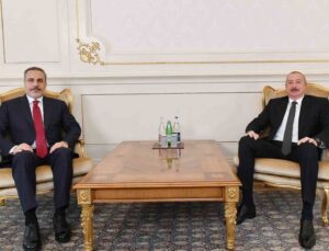 Dışişleri Bakanı Fidan, Azerbaycan Cumhurbaşkanı Aliyev ile görüştü