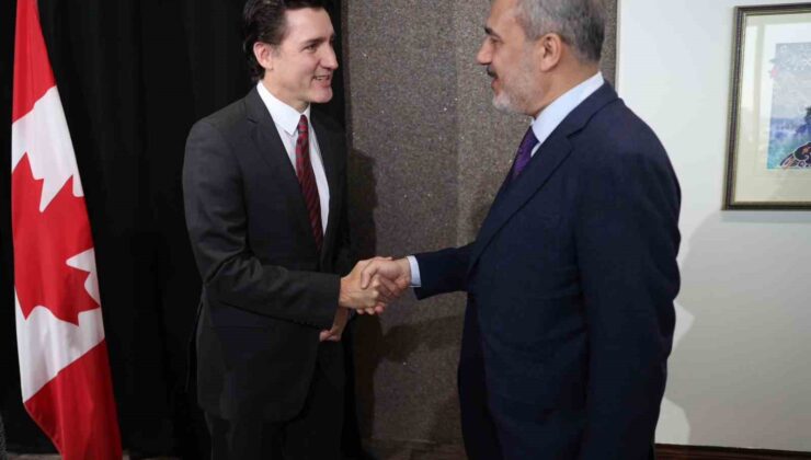 Dışişleri Bakanı Fidan, Kanada Başbakanı Trudeau ve Kanada Dışişleri Bakanı Joly ile görüştü