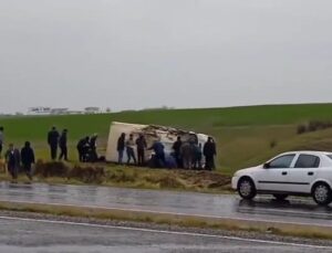 Diyarbakır Silvan karayolunda araç takla attı: 5 yaralı