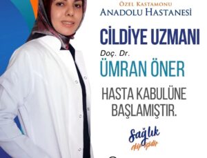 Doç. Dr. Ümran Öner, Özel Kastamonu Anadolu Hastanesinde göreve başladı