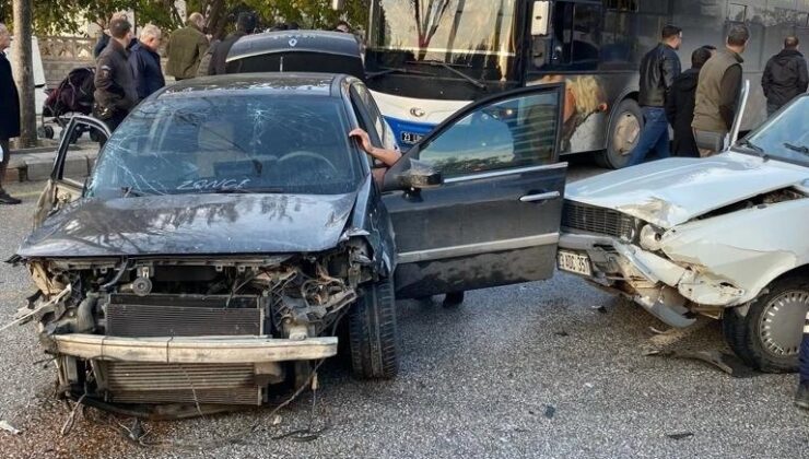 Elazığ’da zincirleme trafik kazası: 3 yaralı
