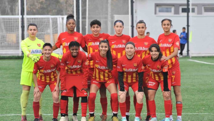 Kadınlar 1. Lig: Kayseri Kadın FK: 3 – Şırnak Belediyespor: 1
