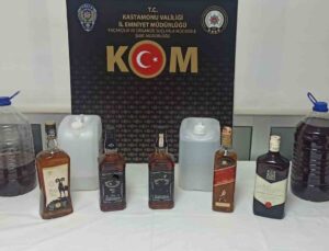 Kastamonu’da yılbaşı öncesinde sahte alkol operasyonu: 2 gözaltı