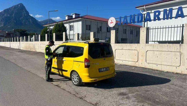 Kurallara uymayan ticari taksi sürücülerine ceza yağdı