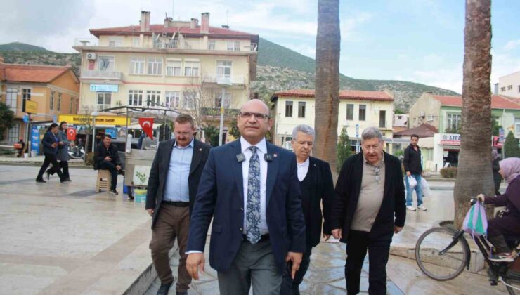 Milas Beleiye Başkan aday adayı Dr. Günlük, Milas Belediyesi çalışanları ve esnafla buluştu