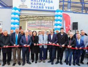 Mudanya Belediyesi kapalı pazar yeri açıldı