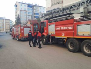 Sivas’ta asılsız yangın ihbarı ekipleri harekete geçirdi