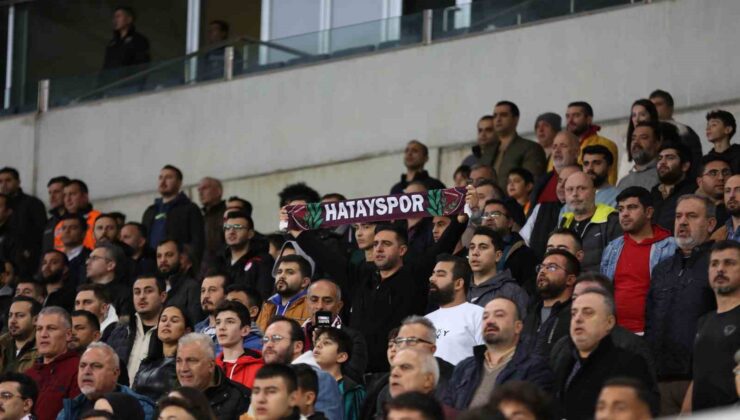 Trendyol Süper Lig: Hatayspor: 1 – Antalyaspor: 1 (İlk yarı)
