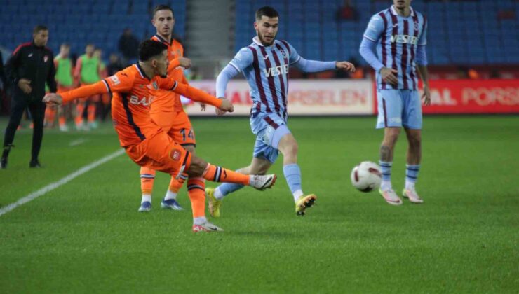 Trendyol Süper Lig: Trabzonspor: 1 – RAMS Başakşehir: 1 (Maç sonucu)