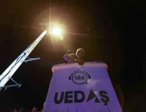 UEDAŞ ekipleri yılbaşında kesintisiz enerji için görev başında