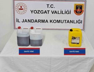 Yozgat’ta sahte içki operasyonu: 1 gözaltı
