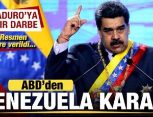 ABD’den son dakika Venezuela kararı! Maduro’ya ağır darbe! Müddet verildi…
