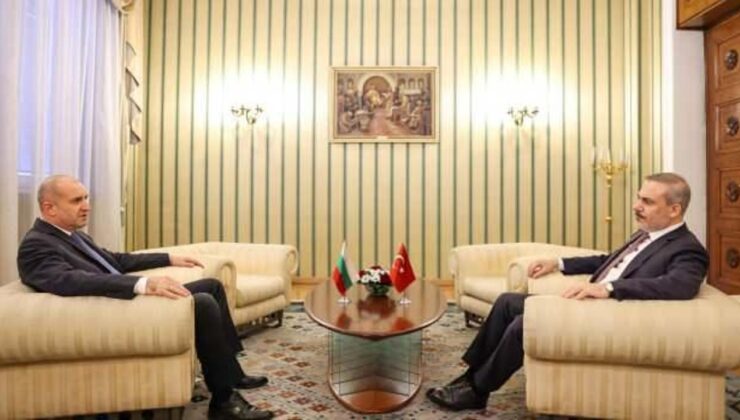 Bakan Fidan, Bulgaristan Cumhurbaşkanı Radev’i ziyaret etti